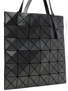 BAO BAO ISSEY MIYAKE Gray Lucent Metallic Tote (With dust bag)